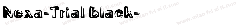 Nexa-Trial Black字体转换